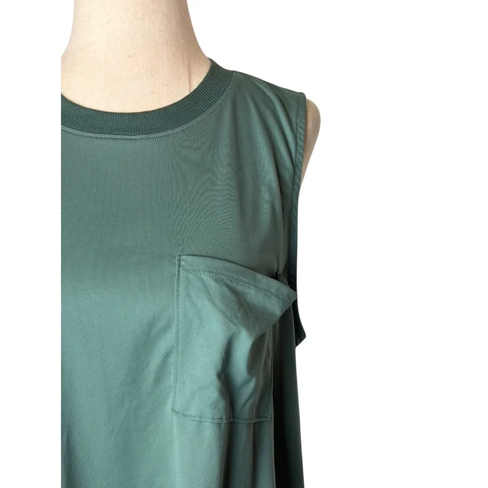 Free People Throwback Tank Women Small Green FP Movement‎ Athleisure Cropped
